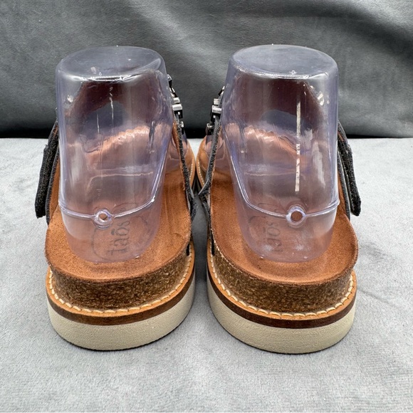 Taos Stupendous Sandal Women’s Size 8.5 Steel Leather Boho Thong - Picture 10 of 14